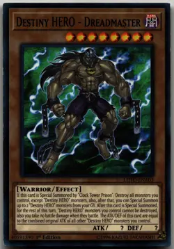 Destiny HERO - Dreadmaster Common Legendary Hero Decks LEHD-ENA03 LP - Image 1