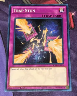 Yu-Gi-Oh! Trap Stun - SDPL-EN035 - Powercode Link - 1st Edition - MP - Image 2
