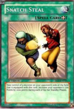 Snatch Steal Common SD1 1st ED VLP Yugioh - Image 1