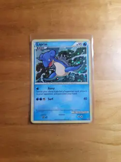 Lapras HGSS14 Partial Spiral Holo Promo Rare 2010 Pokemon TCG Card NM - Image 1