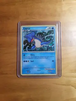 Lapras HGSS14 Partial Spiral Holo Promo Rare 2010 Pokemon TCG Card NM - Image 5