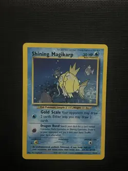 Pokemon TCG Shining Magikarp Holo Card 66/64 Neo Revelation Unlimited - Image 1