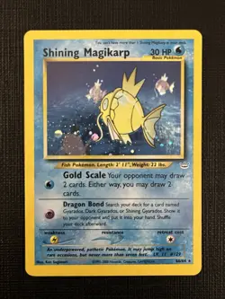 Pokemon TCG Shining Magikarp Holo Card 66/64 Neo Revelation Unlimited - Image 2