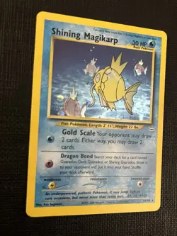 Pokemon TCG Shining Magikarp Holo Card 66/64 Neo Revelation Unlimited - Image 3