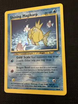 Pokemon TCG Shining Magikarp Holo Card 66/64 Neo Revelation Unlimited - Image 4