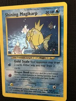Pokemon TCG Shining Magikarp Holo Card 66/64 Neo Revelation Unlimited - Image 5