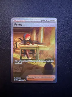 Pokemon Card Penny 252/198 Scarlet & Violet Base Set Near Mint - Image 1