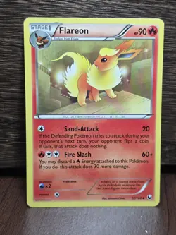 Pokemon Flareon Card 12/108 Non Holo Rare XY Ancient Origins 2012 NM - Image 1