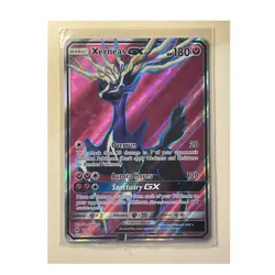 Pokemon Xerneas GX Full Art Ultra Rare SM-Forbidden Light Holo 180 HP Card - Image 1