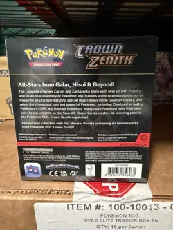 Pokemon TCG Crown Zenith Booster Bundle - 6 Pack (x2) Two Booster Bundles 820650858963 - Image 3
