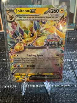 Pokemon Prismatic Evolutions Jolteon ex 030/131 Surprise Box Stamped - Image 1
