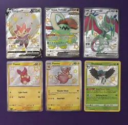 Pokemon TCG Lot of 6 Full Art & Baby Shiny SV & SWSH Cards NM - Image 1