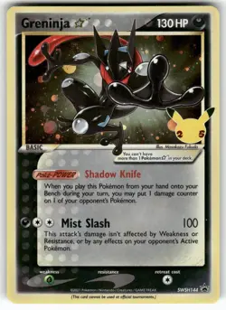 Greninja Star SWSH144 Holo Promo Sword & Shield Promo Pokemon Near Mint - Image 1