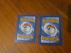 2x English Pokemon TCG Twilight Masquerade GOLD ogerpon mask and Kieran SIR - Image 2