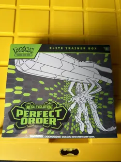 Pokemon TCG Mega Evolution Perfect Order ETB Elite Trainer Box (Factory Sealed) - Image 1