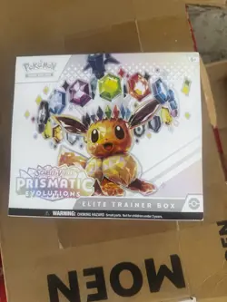 2 pack Pokemon TCG Scarlet Violet Prismatic Evolutions Elite Trainer Box - Image 1