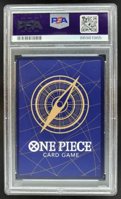 2022 One Piece JP Portgas.D.Ace Manga Alt Art #OP02-013 PSA 10 MS2 - Image 2