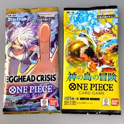 One Piece TCG Booster Pack OP-15 Adventure On Kami’s Island etc 6Packs and 3card - Image 3
