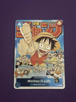 Monkey D Luffy P 033 Championship Promo Tournament One Piece Card Game TCG 2023 - Image 3