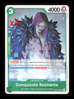 Donquixote Rosinante Playset - OP09-032 x4 - Emperors in the New World ONE PIECE - Image 1