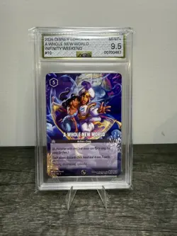 A Whole New World 2025 Disney Lorcana Promo #10 Infinity Weekend AGS 9.5 - Image 1