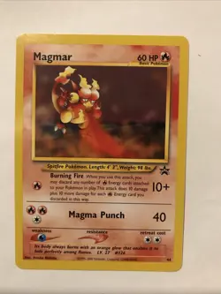 Magmar #44 - Black Star Promo - WoTC Pokemon Card - Image 1