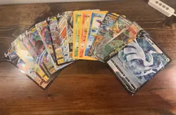 NM POKEMON JUMBO CARD LOT (16 Cards) Lugia SWSH301, Pikachu V-Union SWSH141 - Image 1