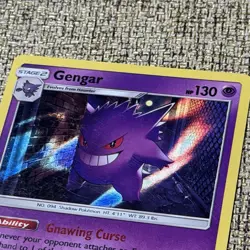 Pokemon Card TCG Gengar 38/111 Crimson Invasion Holo Near Mint NM -c - Image 3