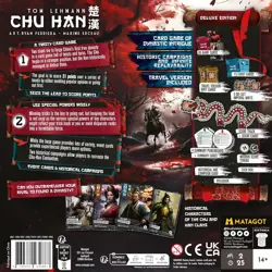 Chu Han Strategy Card Game 2 Player Deck Building War Board Game - Image 3