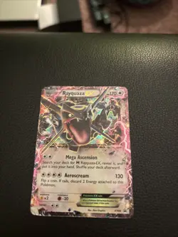 Pokemon TCG Rayquaza EX XY69 Holo Black Star Promo Card - Image 1