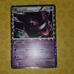 Gengar Prime 94/102 Triumphant Holo Ultra Rare Stage 2 HP 130 Pokemon Card - Image 1