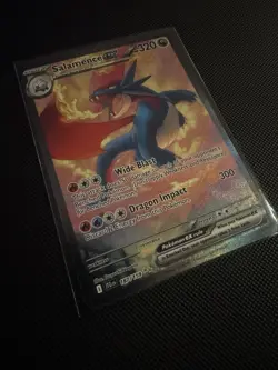 Salamence EX Full Art Ultra Rare Holo Card Sv09: Journey Together 187/159 - Image 3