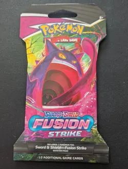 Pokemon TCG: Sword & Shield-Fusion Strike Sleeved Booster Pack - 10 Cards 820650809163 - Image 1