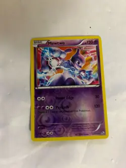 Mewtwo 53/113 Legendary Treasures Rare Psychic 120 HP Basic Pokemon Card - Image 1