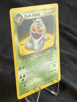 Dark Arbok Card Wizards Stamped 19/82 WOTC Promo Regular W Stamp - Image 4