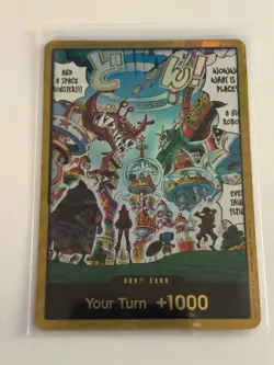 ONE PIECE OP14 EB04 GOLD DON!! Card The Azure Sea's Seven Foil ENGLISH - Image 1