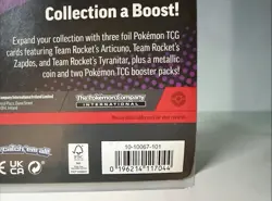 Pokemon TCG Team Rocket's Articuno Zapdos Tyranitar Foil Cards 2 Packs Coin - Image 3