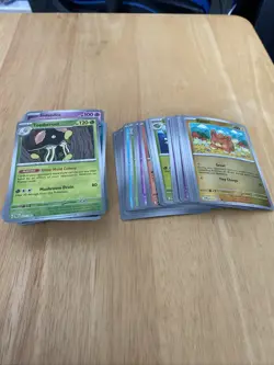 100 Reverse Holo Modern Pokemon Cards From Scarlet And Violet + Mega Evolution - Image 1