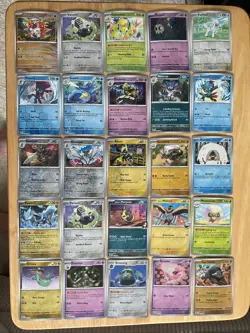 100 Reverse Holo Modern Pokemon Cards From Scarlet And Violet + Mega Evolution - Image 5