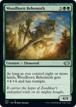 Woodborn Behemoth - Light Play MTG Jumpstart 2022 - Image 1