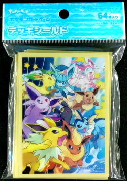 Pokemon Center Dash Eevee Ver.2 Eeveelutions CCG Card Sleeves 64ct Sealed - Image 1