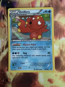 Octillery 33/162 Rare Holo XY Breakthrough Pokemon Card 2015 LP - Image 1