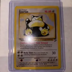 Snorlax - 30/130 - Base Set 2 - Non Holo - Vintage Pokemon Card - WOTC - Image 1