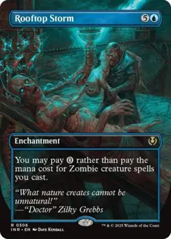 Rooftop Storm (Borderless) -Foil Near Mint MTG Innistrad Remastered - Image 1