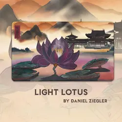 Innovative Light Lotus Playmat - Transformative Art for MTG & TCG Battles - Image 5