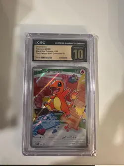 Charmander First Partner Illustration Collection S1 CGC 10 Pristine Graded Card - Image 2