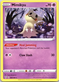Mimikyu - (Cosmos Holo) Promo Miscellaneous Cards & Products 081/189 NM - Image 1