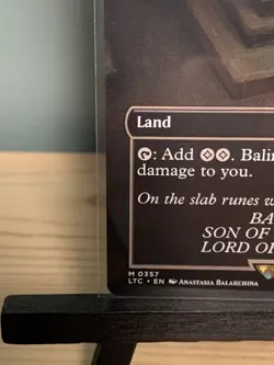MTG - Lord Of The Rings - Balin’s Tomb (Ancient Tomb) - #0357 - Image 5
