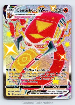 Centiskorch VMAX SV109/SV122 - Shining Fates - Pokemon Card - Near Mint - Image 1