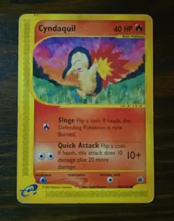 Cyndaquil 104/165 Expedition Base Set Pokemon English Card Non-holo MP - Image 1